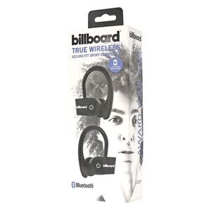 😎 NWT Billboard True Wireless Secure-Fit Sport Earphones Model BB2516